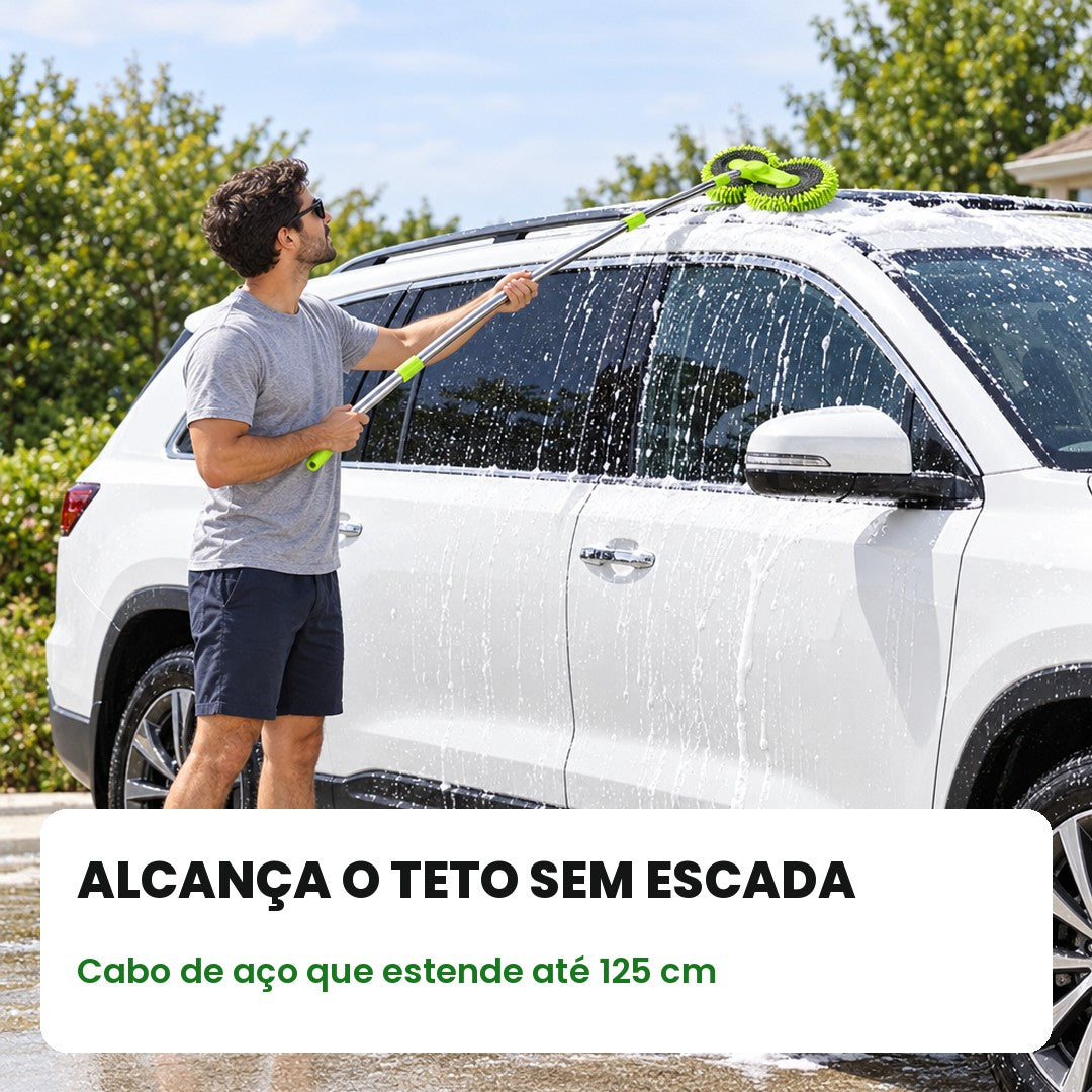 Esfregão Duplo para Lavagem Automotiva