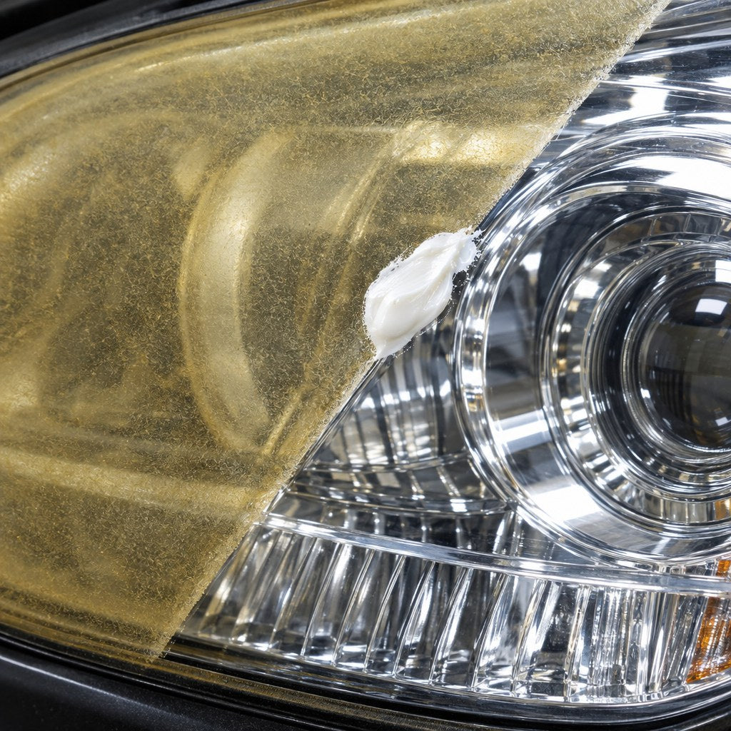 Farol limpo ilumina melhor a pista