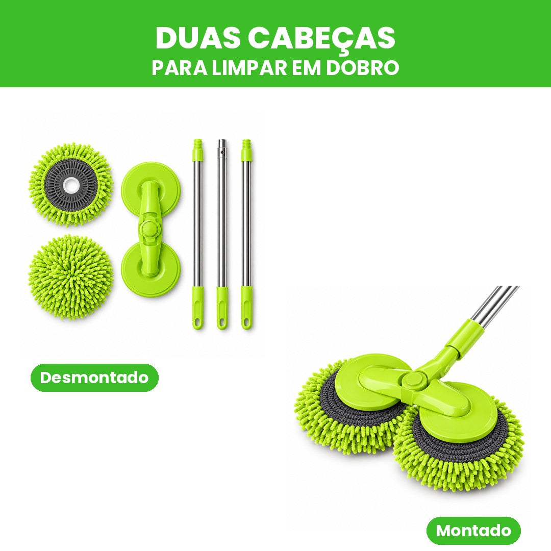 Esfregão Duplo para Lavagem Automotiva