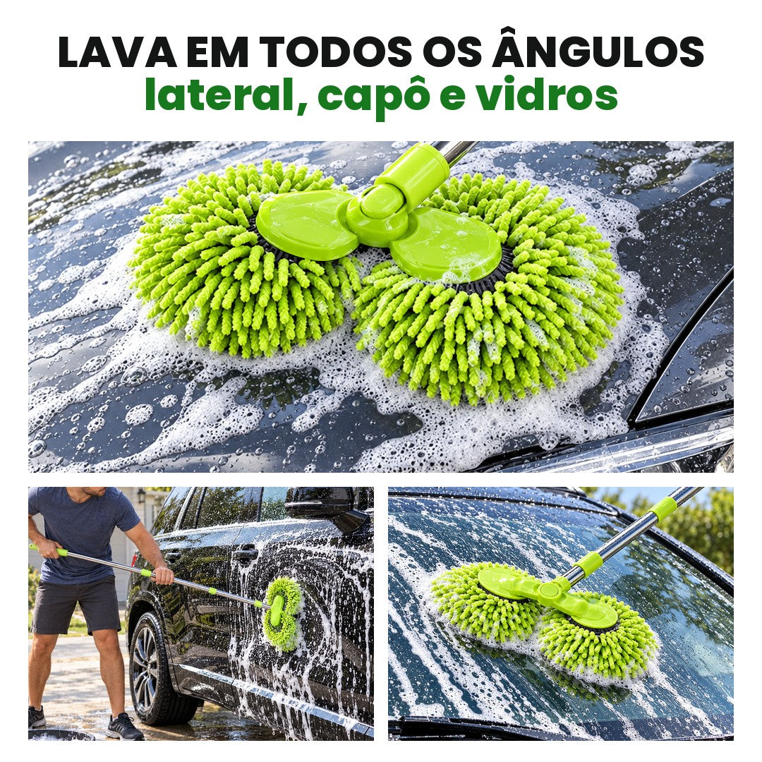 Esfregão Duplo para Lavagem Automotiva